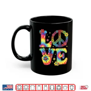 Mug Love Peace Sign Tie Dye Hippie Shirt