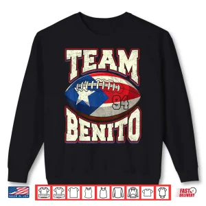 Sweatshirt Jersey Text Benito 94 Number For Sport Shirt