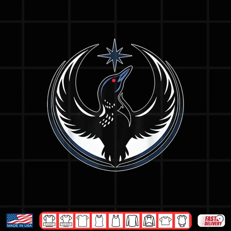 Design Loon Star Emblem Crescent Wings Minnesota Vibe Shirt