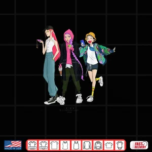 Design HUNTRIX Girls Street Style KPop Demon Hunter Shirt