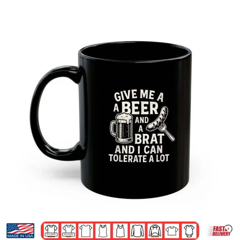 Mug Minnesota State Fair Food Beer and Brat Funny Eat Drink Shirt