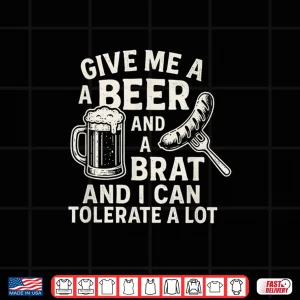 Design Minnesota State Fair Food Beer and Brat Funny Eat Drink Shirt