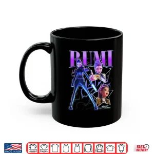 Mug Rumi Showcase Retro Neon Poster KPop Demon Hunter Shirt