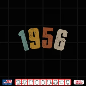 Design 1956 Retro Vintage 70Th Birthday Gift For Men Women Classic Shirt