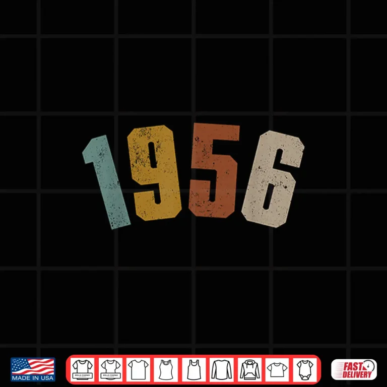 Design 1956 Retro Vintage 70Th Birthday Gift For Men Women Classic Shirt