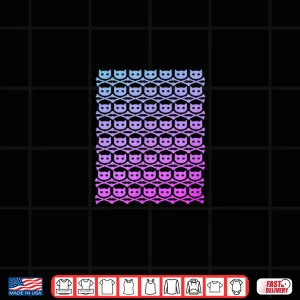 Buddycatafk All Over Skull Logo Pink Fade Dark Shirt 4 Design Buddycatafk All Over Skull Logo Pink Fade Dark Shirt