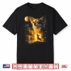 Funny Chihuahua Howling At The Moon Mystical Art Shirt