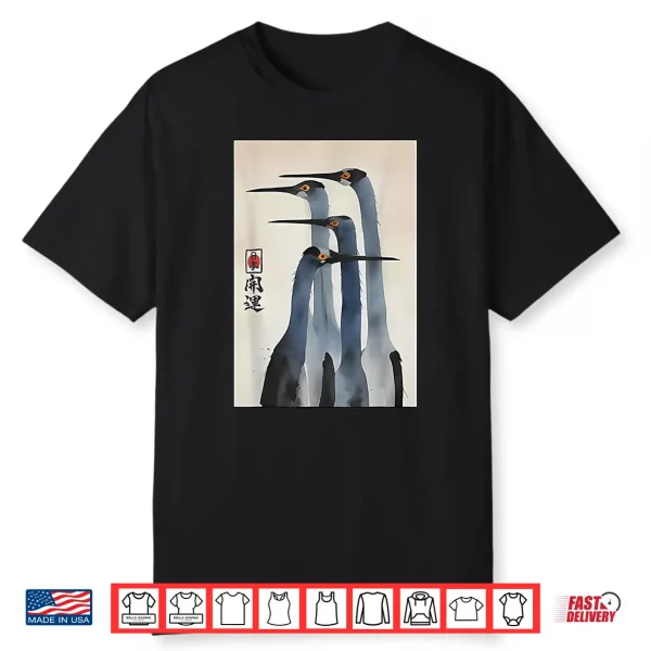 Retro Sandhill Cranes Shirt