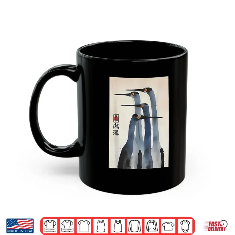 Mug Retro Sandhill Cranes Shirt