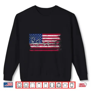 Sweatshirt American Flag Nurse Shirt