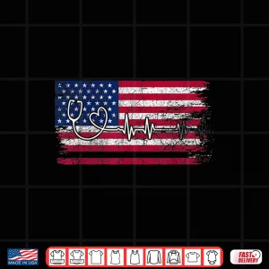 Design American Flag Nurse Shirt