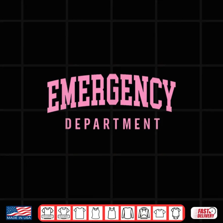 Design Er Nurses Emergency Department Nurses Er Doctor Retro Pink Shirt