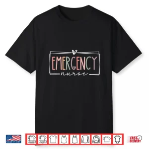 Er Nursing Emergency Nurse For Nurses Women Funny Retro Shirt