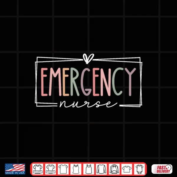 Er Nursing Emergency Nurse For Nurses Women Funny Retro Shirt 4 Design Er Nursing Emergency Nurse For Nurses Women Funny Retro Shirt