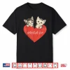 Abolish Ice Cute Cat Valentines Women Girl Shirt