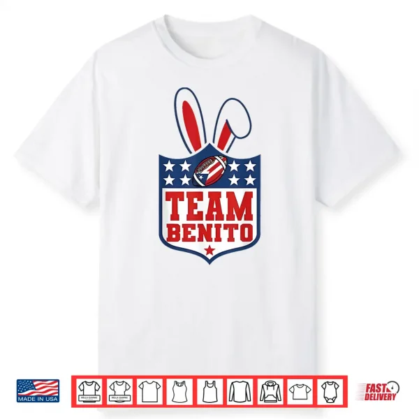 Benito Definition Personalized Name Team Shirt