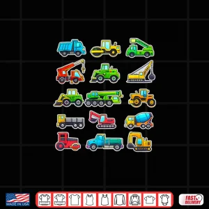 Design Construction Crew Trucks For Digging And Hauling Shirt