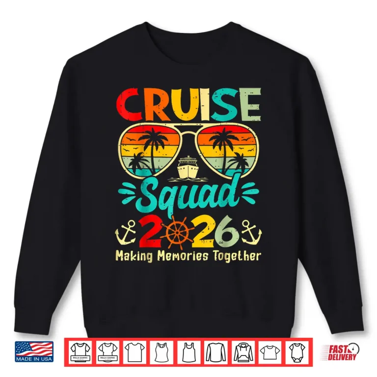 Cruise Squad 2026 Family Group Matching Summer Vacation Shirt 2 Sweatshirt Cruise Squad 2026 Family Group Matching Summer Vacation Shirt 1
