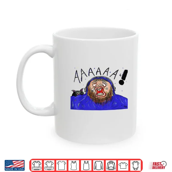 Mug Gamer With Hoodie And Kitty Shirt