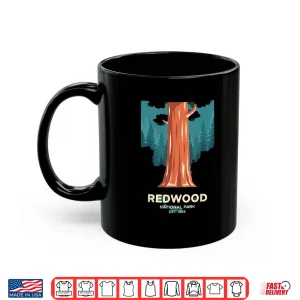 Mug Redwood National Park Est 1968 Kids Forest Tree Nature Shirt