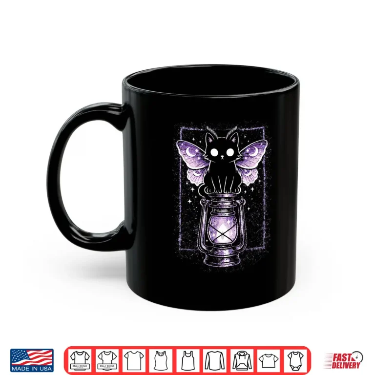 Cat Kitty Lunar Moth Purple Kawaii Pastel Goth Alt Aesthetic Shirt 3 Mug Cat Kitty Lunar Moth Purple Kawaii Pastel Goth Alt Aesthetic Shirt