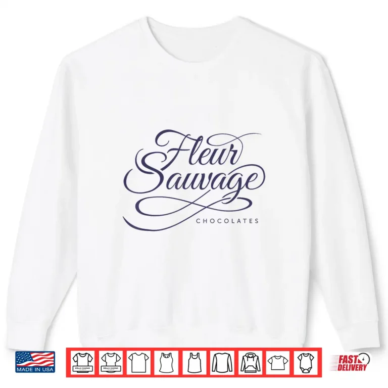 Sweatshirt Fleur Sauvage Chocolate Basic Shirt