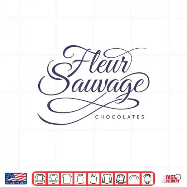 Design Fleur Sauvage Chocolate Basic Shirt