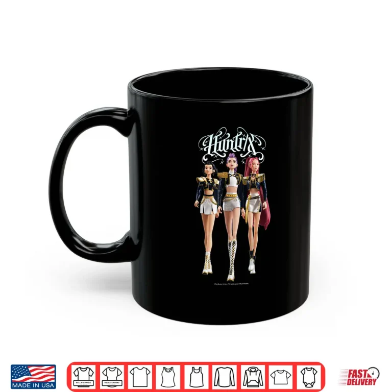 Kpop Demon Hunters Mira Rumi & Zoey Huntrix Walking Together Shirt 3 Mug Kpop Demon Hunters Mira Rumi Zoey Huntrix Walking Together Shirt