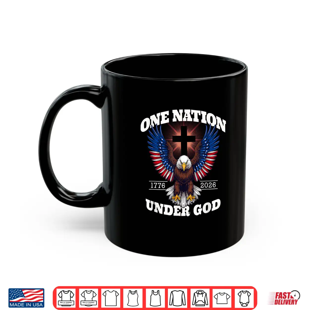 One Nation Under God Patriotic Eagle Design Shirt One Nation Under God Patriotic Eagle Design Shirt