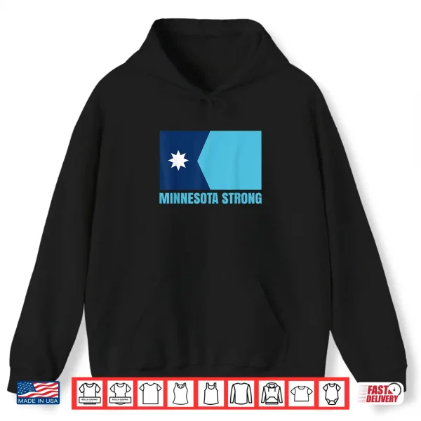 Hoodie Retro Vintage Minnesota Strong Shirt