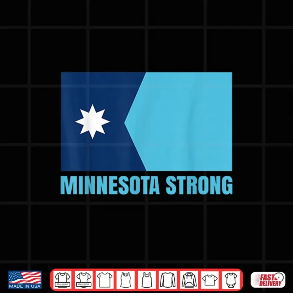 Design Retro Vintage Minnesota Strong Shirt