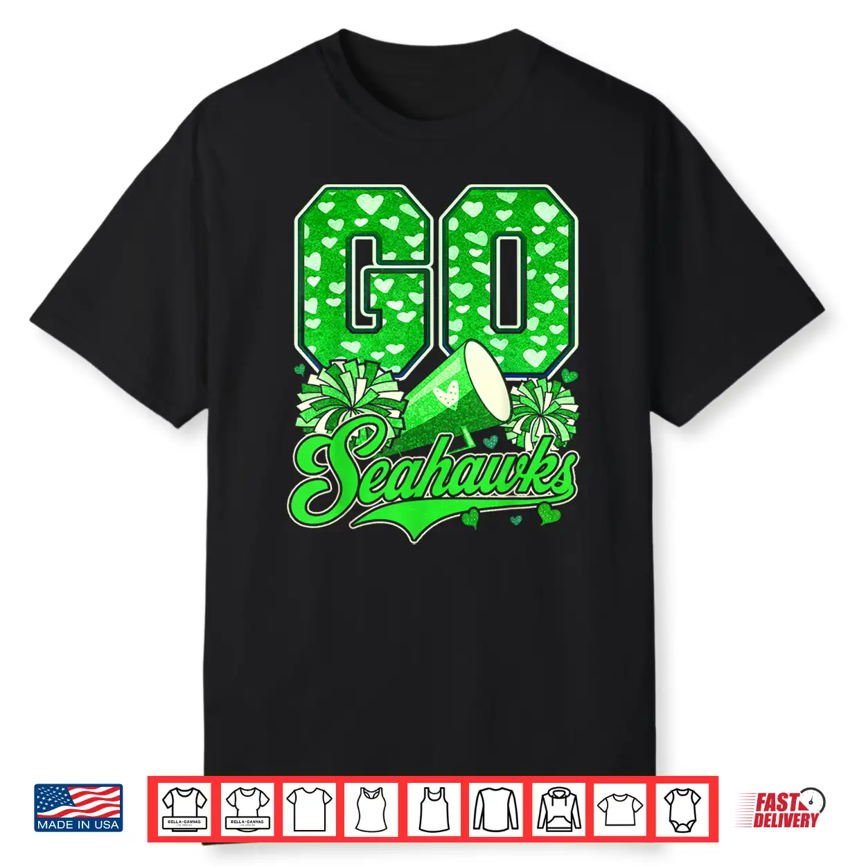 Sea Hawks High School Spirit Go Sea Hawks Love Shirt Sea Hawks High School Spirit Go Sea Hawks Love Shirt