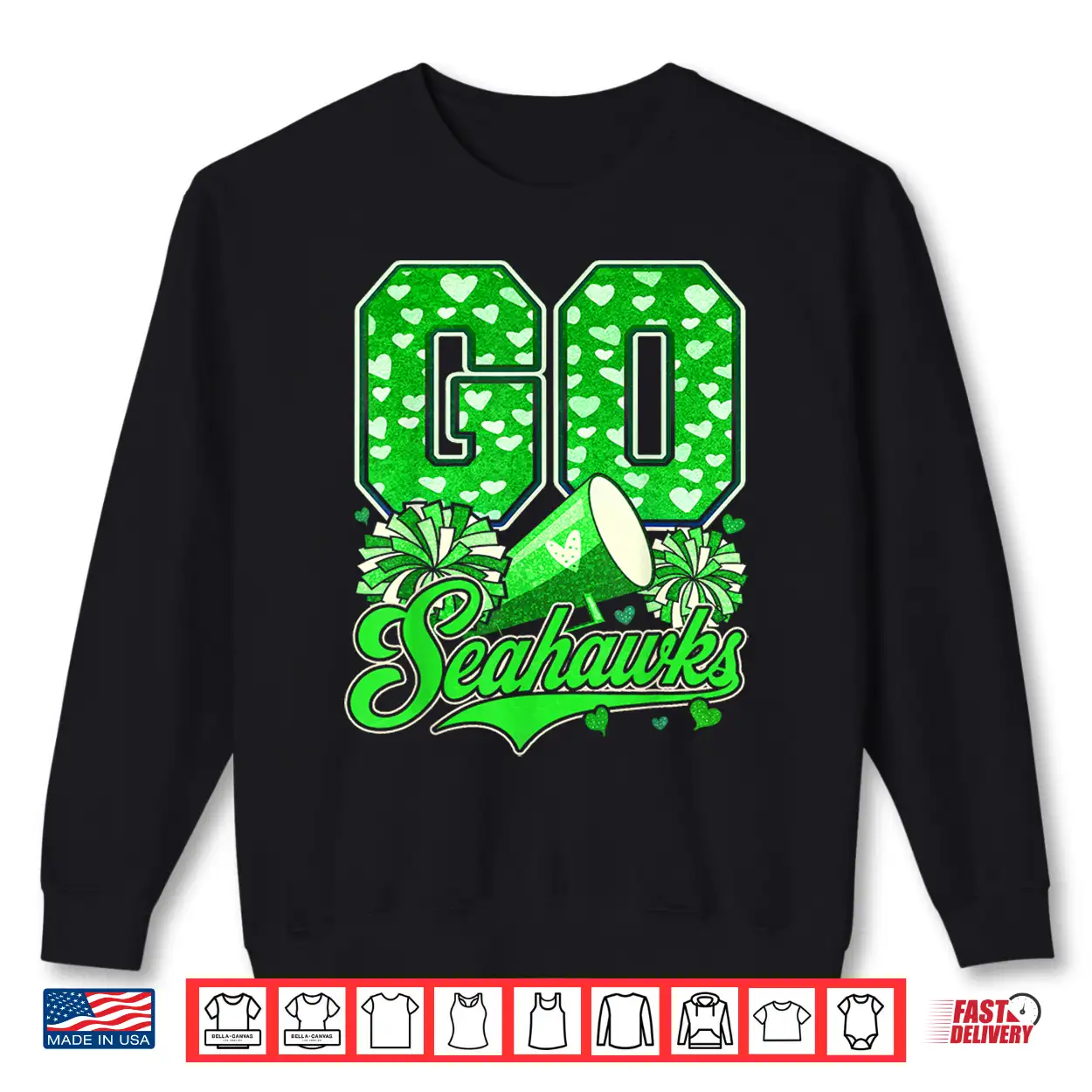 Sea Hawks High School Spirit Go Sea Hawks Love Shirt Sea Hawks High School Spirit Go Sea Hawks Love Shirt