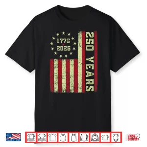 250 Anniversary Usa Flag Shirt