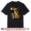 Chihuahua Howling To The Moon Vintage 90S Chihuahua Mom Dad Shirt