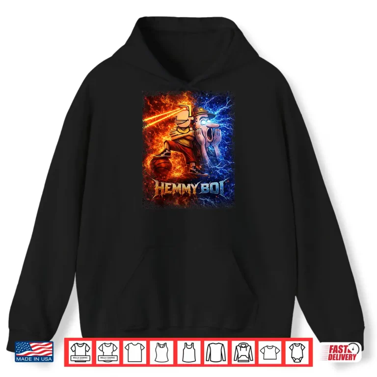 Hoodie Funny Cartoon Hemmy Boi City Boy Brainrot Meme Shirt