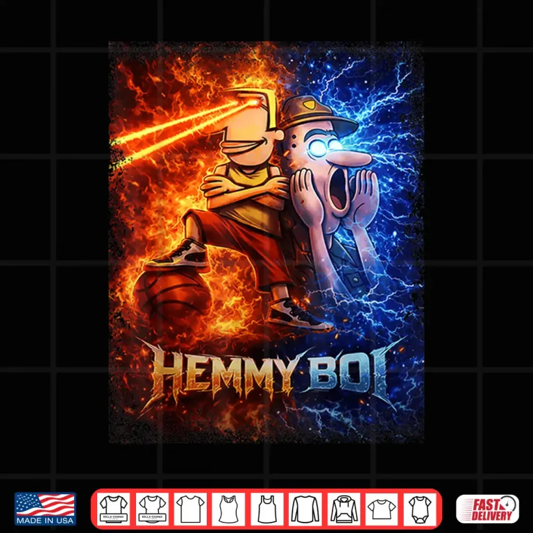 Design Funny Cartoon Hemmy Boi City Boy Brainrot Meme Shirt