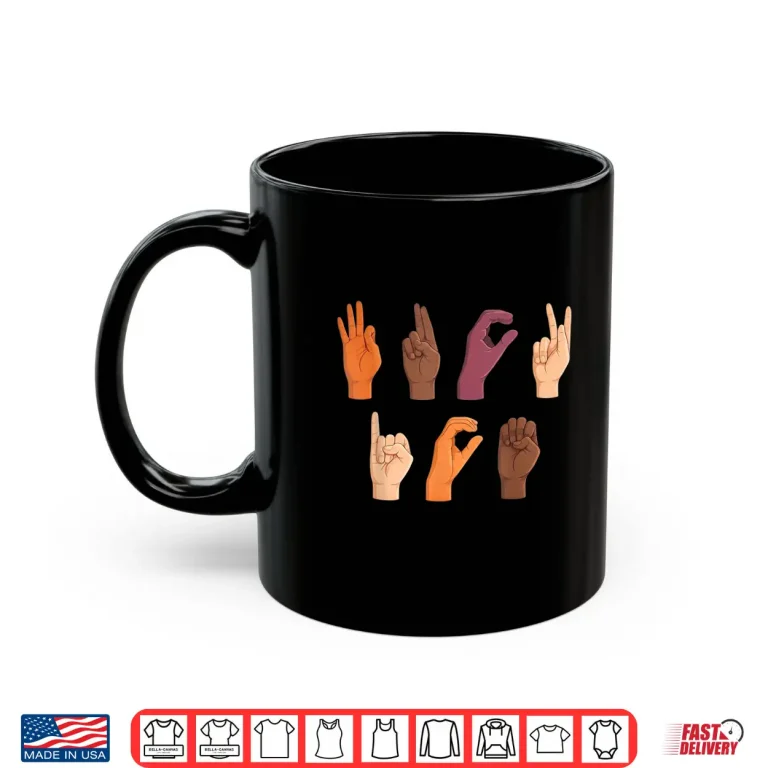 Mug Ice No Ice Sign Language Asl Funny Shirt