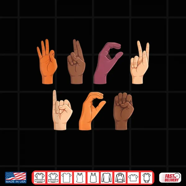 Ice No Ice Sign Language Asl Funny Shirt 4 Design Ice No Ice Sign Language Asl Funny Shirt