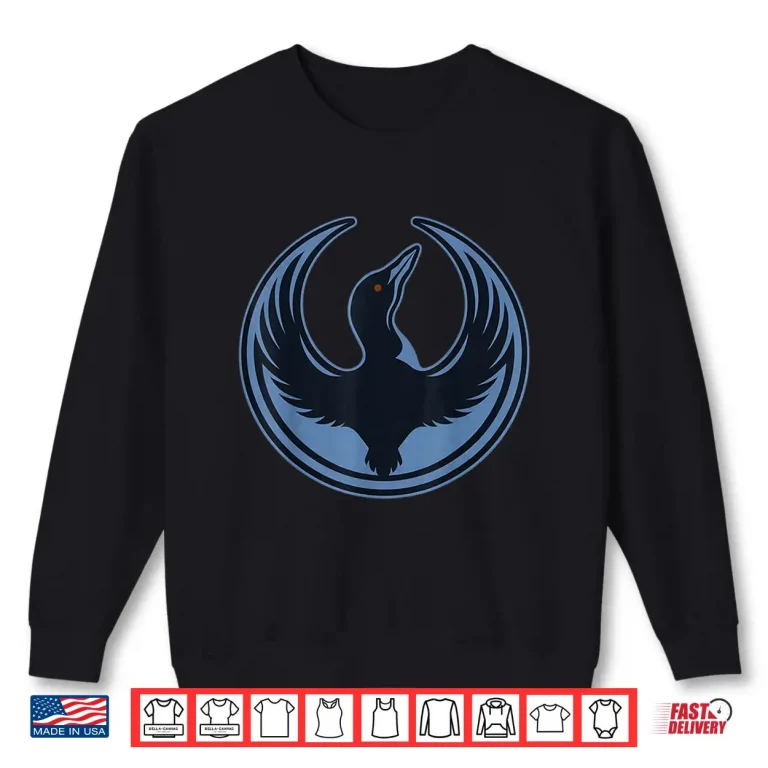 Sweatshirt Minnesota Loon Emblem Round Crest Symbol Shirt