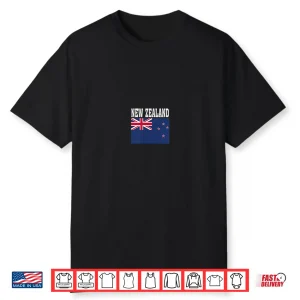 New Zealand Flag Patriotic National Roots Souvenir Shirt