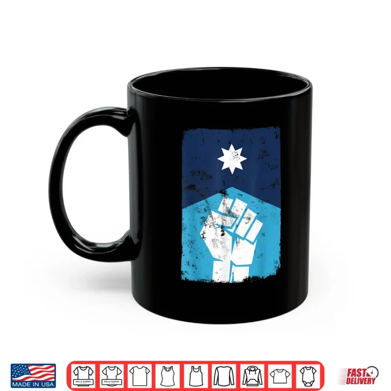 Mug Resist Minnesota Rebel New Flag Distressed Minnesota Resista Shirt