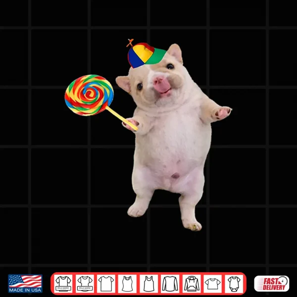 Design Silly Dog With Lollipop Meme Dog Lover Shirt
