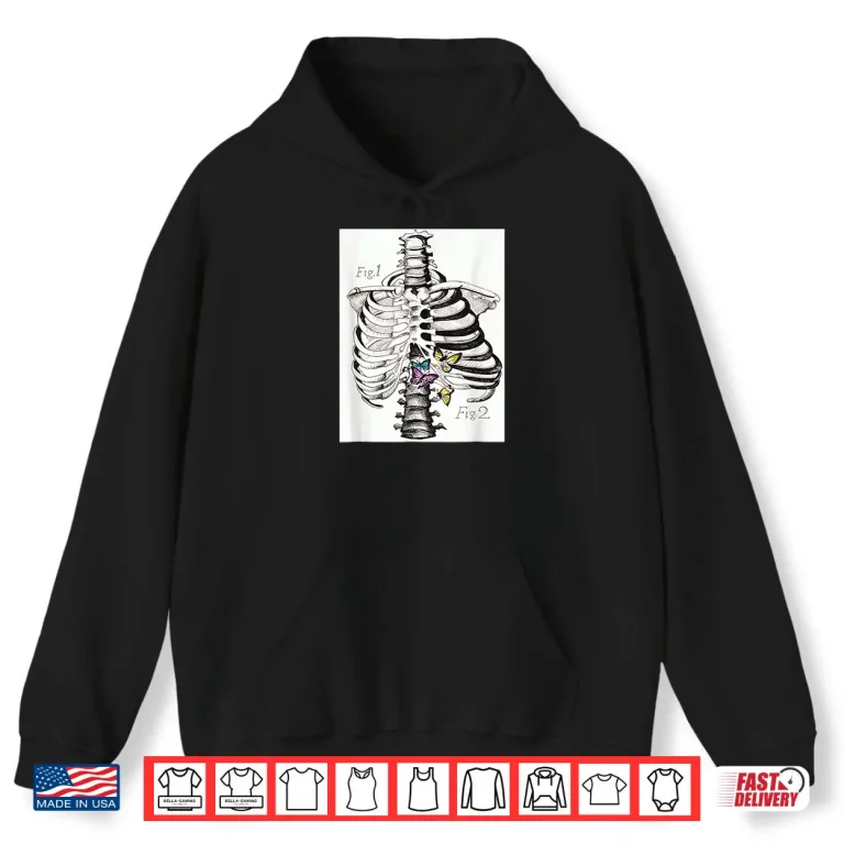 Hoodie Stomach Butterflies Shirt