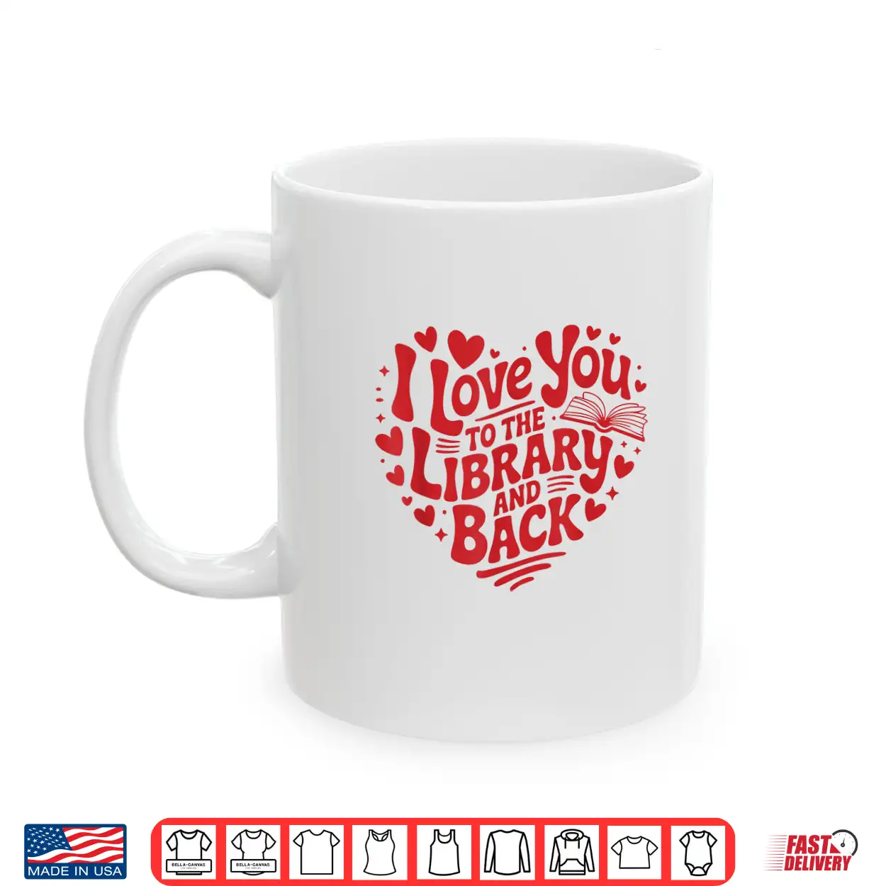 I Love You To The Library And Back Funny Librarian Teacher Shirt I Love You To The Library And Back Funny Librarian Teacher Shirt