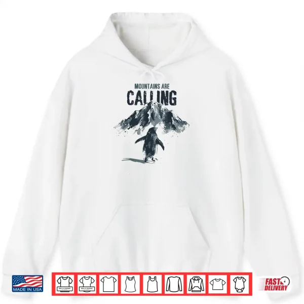 Hoodie Nihilist Penguin But Why Mountains Are Calling Trendy Meme Shirt