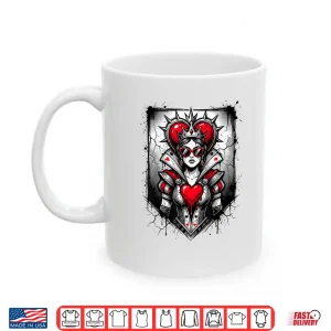 Red Queen Of Hearts Rebel Crown Sunglasses Poker Card Women Shirt 3 Mug Red Queen Of Hearts Rebel Crown Sunglasses Poker Card Women Shirt