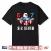 67 Six Seven Meme Funny 4Th Of July Eagle American Flag Kids Shirt