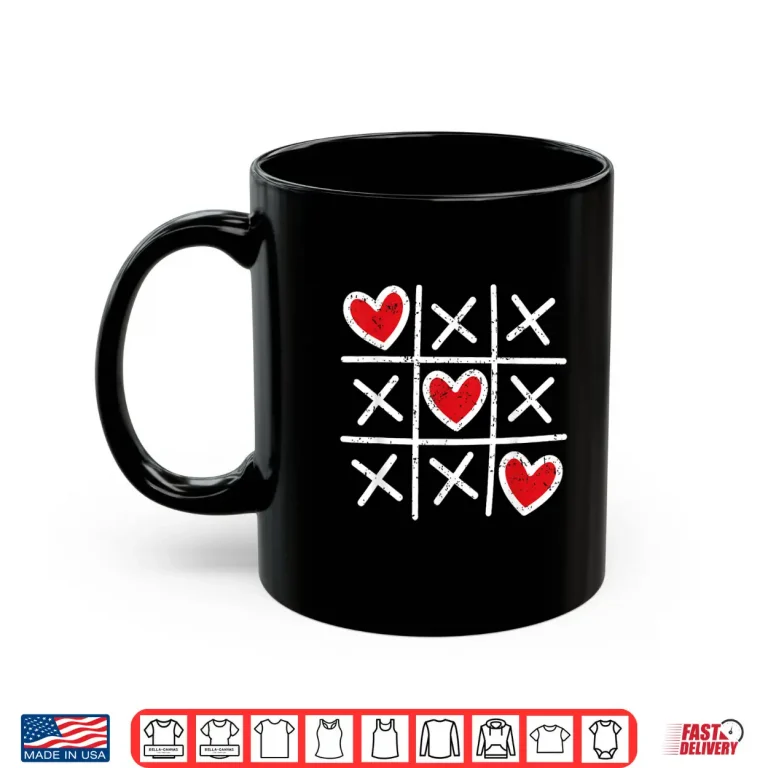 Mug Cute Heart Valentines Day Graphic Love Hearts Boys Girls Shirt