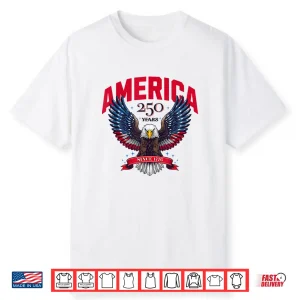 Usa 250 Years Since 1776 Patriotic Eagle Design Shirt
